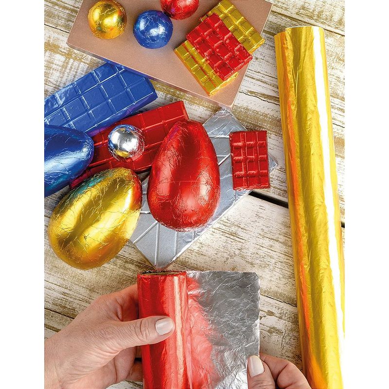 Papel Chumbo em Rolo  Amarelo - 01 Rolo -  50 cm x 30 metros - Cromus - Rizzo Embalagens