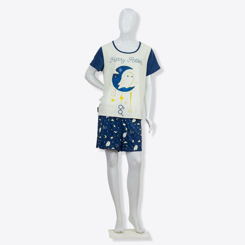 Pijama Verão Adulto Harry Potter G