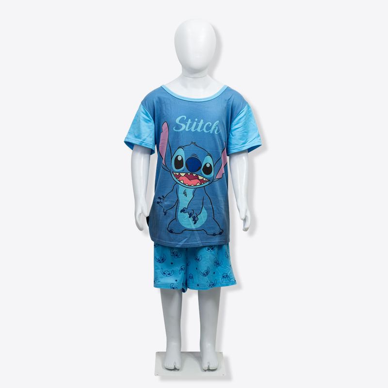 Pijama Verão Infantil Stitch – Disney 10 ANOS