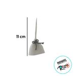 Pick Decorativo - Mini Vassoura de Tule Amarelo - 11cm - 10 unidades - Rizzo