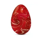 Folha Chumbo Marmorizado Vermelho 8x7,8cm - 300 Un