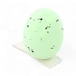 Ovos Decorativos Verde 4x3x3cm - 12 Un