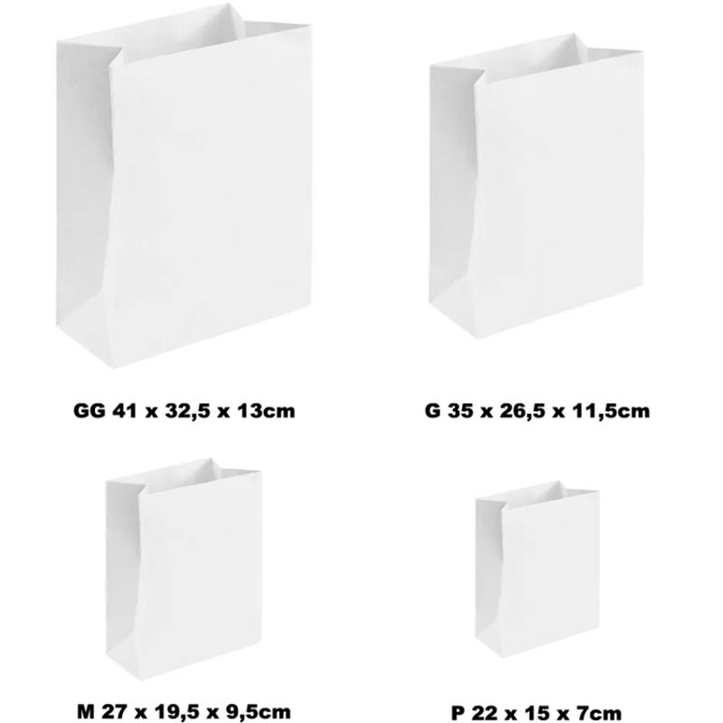 Saco de Papel Para Presente M 27x19,5x9,5cm Nicolau - 10 Un