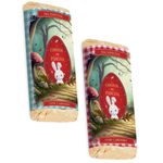 Kit Tablete com Cinta Contos de Páscoa Composê 150g 15x11x3,2cm - 10 Un