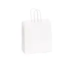 Sacola de Papel Para 1 Meio Ovo 350g 27,5x22x16cm Branco - 10 Un