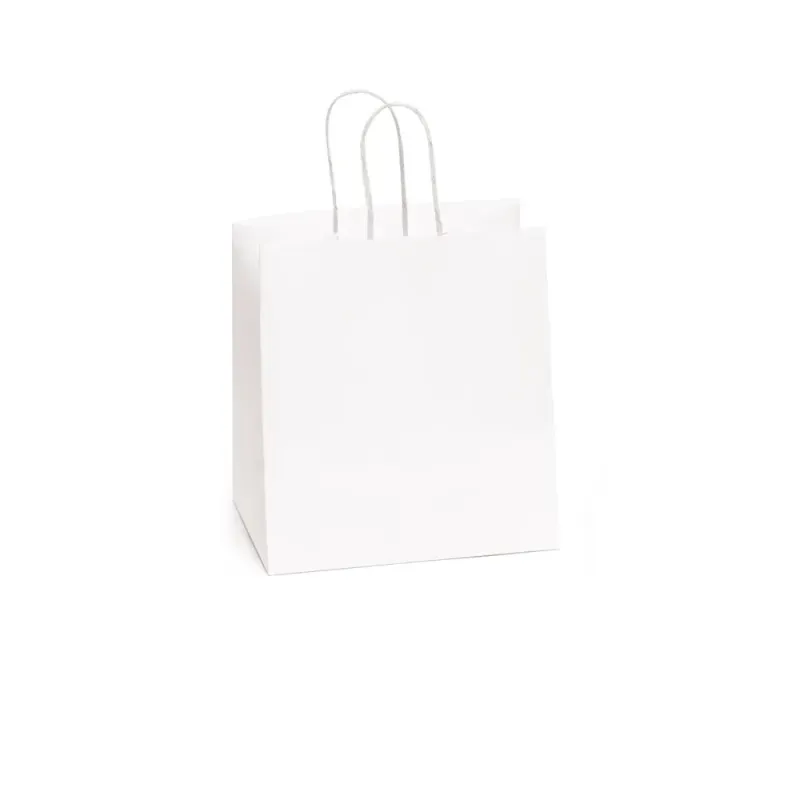 Sacola de Papel Para 1 Meio Ovo 350g 27,5x22x16cm Branco - 10 Un