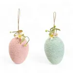 Ovos Decorativos Para Pendurar Sortido Frappe 12x7x7cm - 2 Un