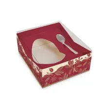 Caixa Meio Ovo de Colher Sabor 350g Marsala - 12 Un