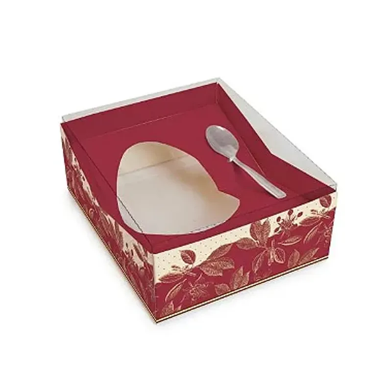 Caixa Meio Ovo de Colher Sabor 350g Marsala - 12 Un