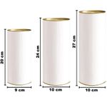 Lata Para Presente Rígida Sortido de Natal G 10x27cm - 6 Un