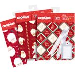Kit Auto Serviço 35x54cm Natal - 30 Conjuntos