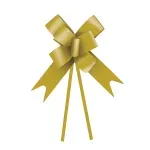 Laço Pronto Liso 48mm Ouro - 100 Un