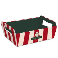 Cesta de Cartão Charm Natalino P 18x13x7,5cm - 10 Un