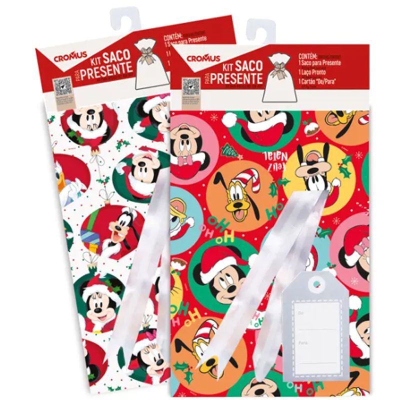 Kit Auto Serviço 60x90cm Natal Disney - 30 Conjuntos