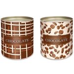 Lata Para Ovo Rígida 250g Páscoa Cobertura Composê 9x16,5cm - 12 Un