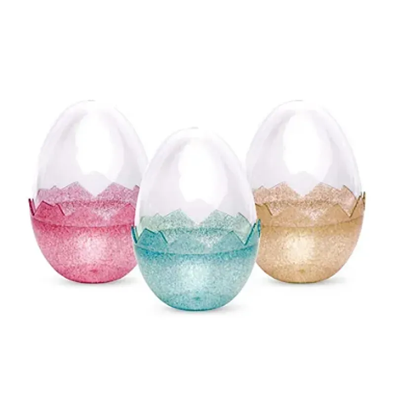Ovo Glitter e Cristal Sortido P - 16 Un