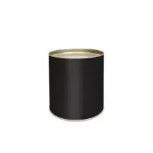 Lata Para Doces Color Preto 10x7cm - 12 Un