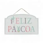 Quadro Decorativo Feliz Páscoa Para Pendurar Clr - 1 Un