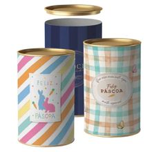 Lata Para Ovo 500g Páscoa Sortido 22x12,5cm - 12 Un