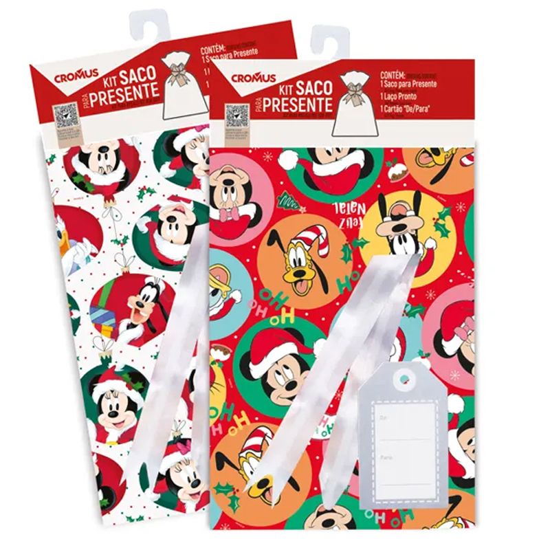 Kit Auto Serviço 45x59cm Natal Disney - 30 Conjuntos