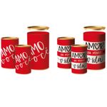 Lata Para Ovo 500g Páscoa Tanto Amor Composê 22x12,5cm - 12 Un