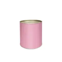 Lata Para Doces Color Rosa 10x13cm - 12 Un