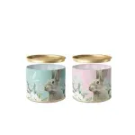 Lata Para Bombons Mr. Jonh Turquesa 7x10cm - 24 Un