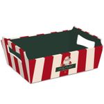 Cesta de Cartão Charm Natalino MG 27x18,5x9,5cm - 10 Un
