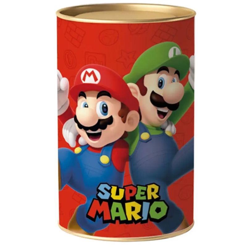 Lata Para Ovo 500g Páscoa Super Mario Bros 22x12,5cm - 12 Un