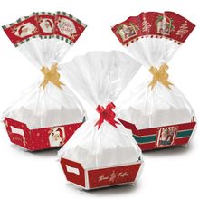 Kit Cesta Sortido Natal M 22x15x9cm - 10 Un
