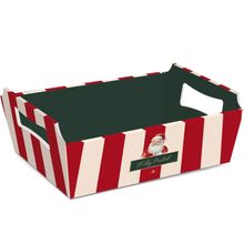 Cesta de Cartão Charm Natalino G 32x24x11cm - 10 Un