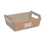 Cesta de Papel Cartão Tonal G 33x23,5x10,5cm - 10 Un