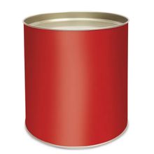 Lata Para Panetone Rígida Charming Red 500g 16,5x18cm - 12 Un