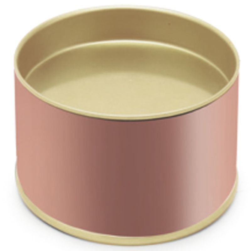 Lata Para Bem Casado Rosê Gold 4x6cm - 48 Un