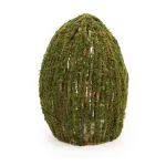 Ovo Decorativo de Tecido Grama Verde Mesh 30x15x15cm - 2 Un