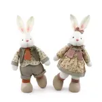Coelho Decorativo de Tecido Floral Sortido Pasquali 44cm - 2 Un