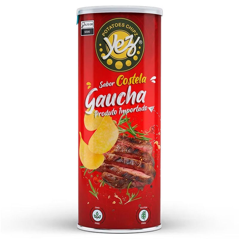 Batata Chips Costela Gaúcha 100g - Yez