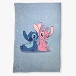 Kit Manta com Balde Stitch e Angel - Disney