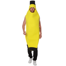Fantasia de Banana Amarela Engraçada para Carnaval e Festas