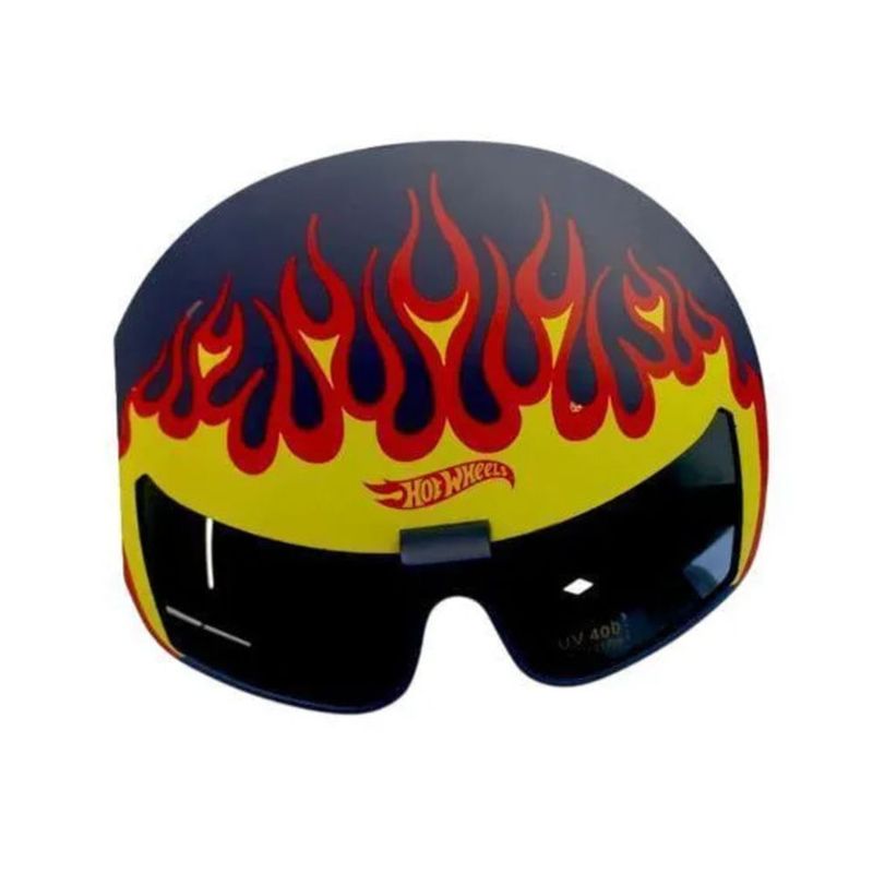 Óculos Hot Wheels Infantil com Design de Capacete Proteção UV