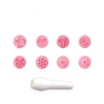 BLUE STAR KIT CARIMBOS ESSENCIAIS ROSA BB C/9