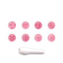 BLUE STAR KIT CARIMBOS ESSENCIAIS ROSA BB C/9