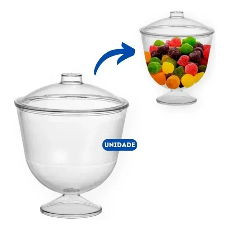 TRES TRIANGULOS TACINHA 1.5 L C/ TAMPA (TACA 1500ML)