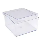 BLUE STAR CAKE BOX QUADRADA CR C/TAMPA 1,5L