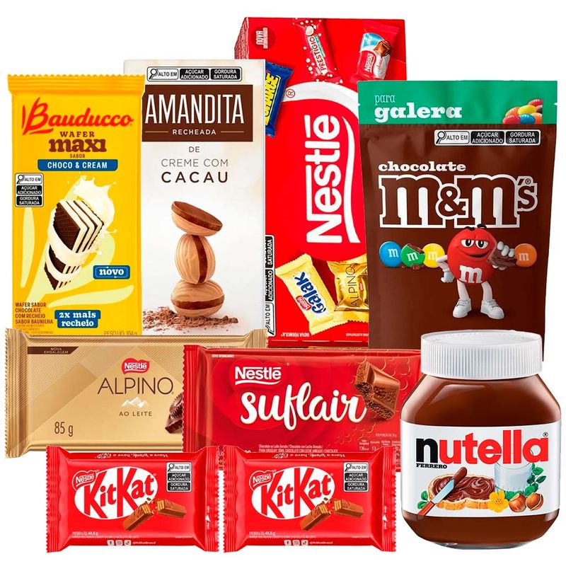 Kit Presente Super - Chocolates Sortidos