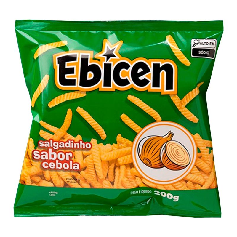 Salgadinho Assado Ebicen Cebola 200g - Glico