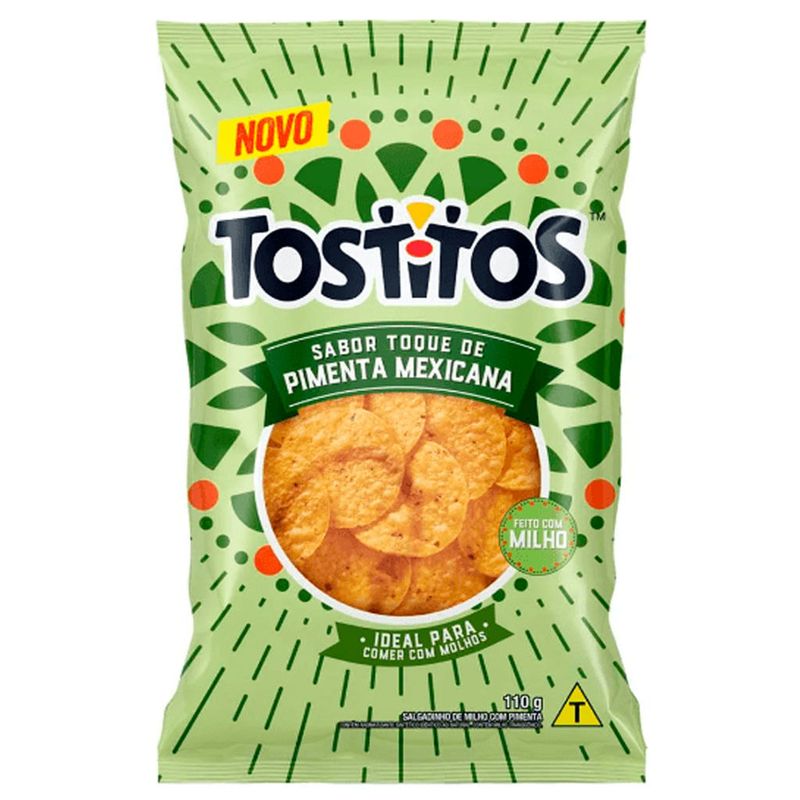 Salgadinho de Milho Tostitos Pimenta Mexicana 110g - Elma Chips