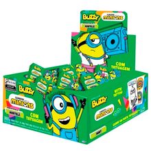 Chiclete Buzzy Minions Hortelã c/90 - Riclan