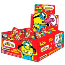 Chiclete Buzzy Minions Tutti Frutti c/90 - Riclan