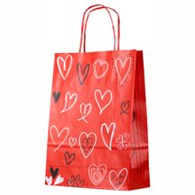 Sacola Kraft Amore M 23,5x10x31,5cm - LC Embalagens